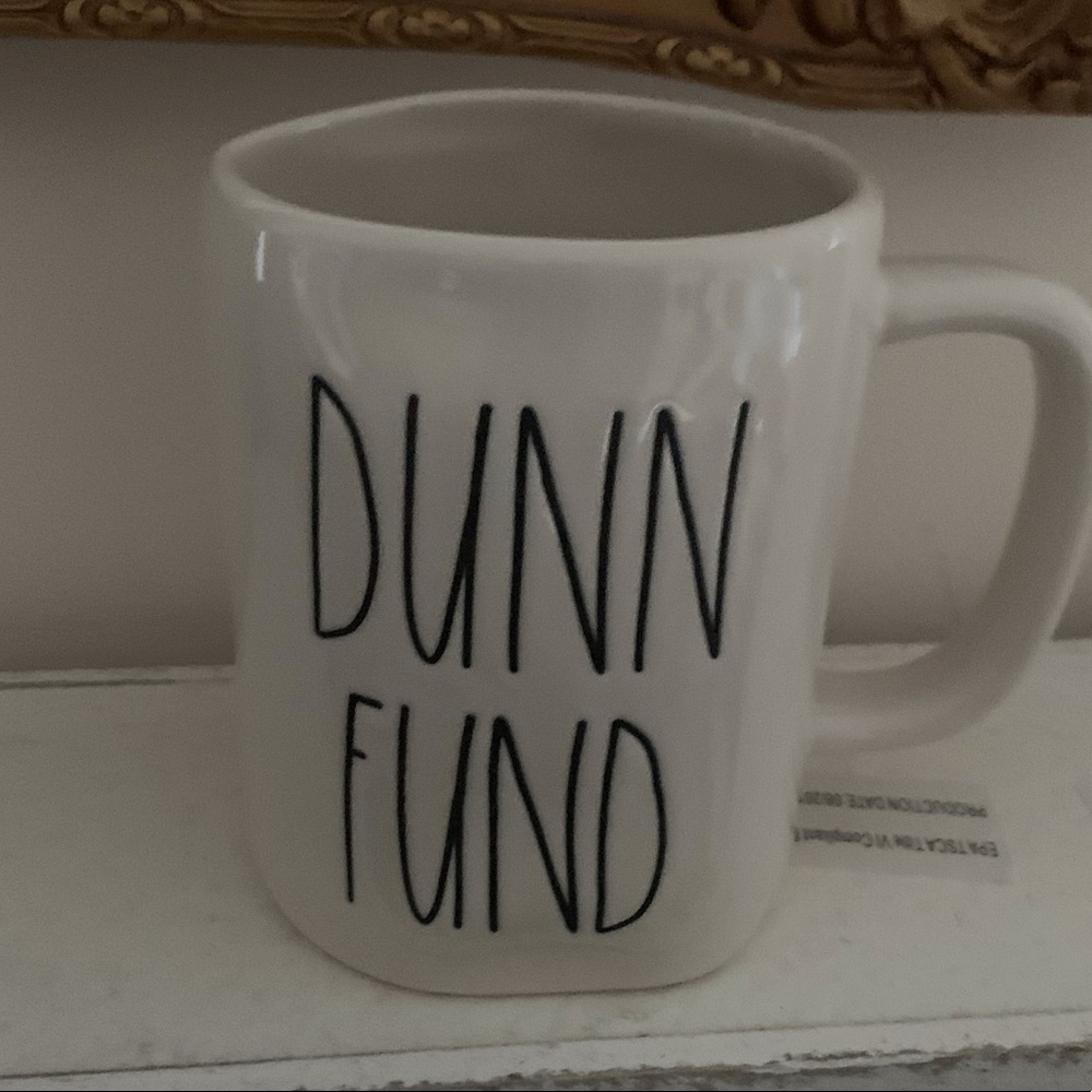 Rae Dunn DUNN FUND coffee mug